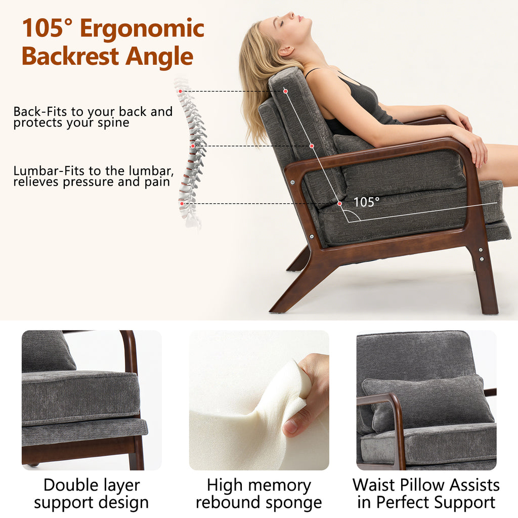 Mid-Century Modern Lounge Chair