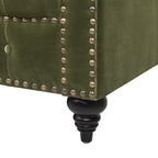Alto 88" Tufted Chesterfield Sofa, Olive