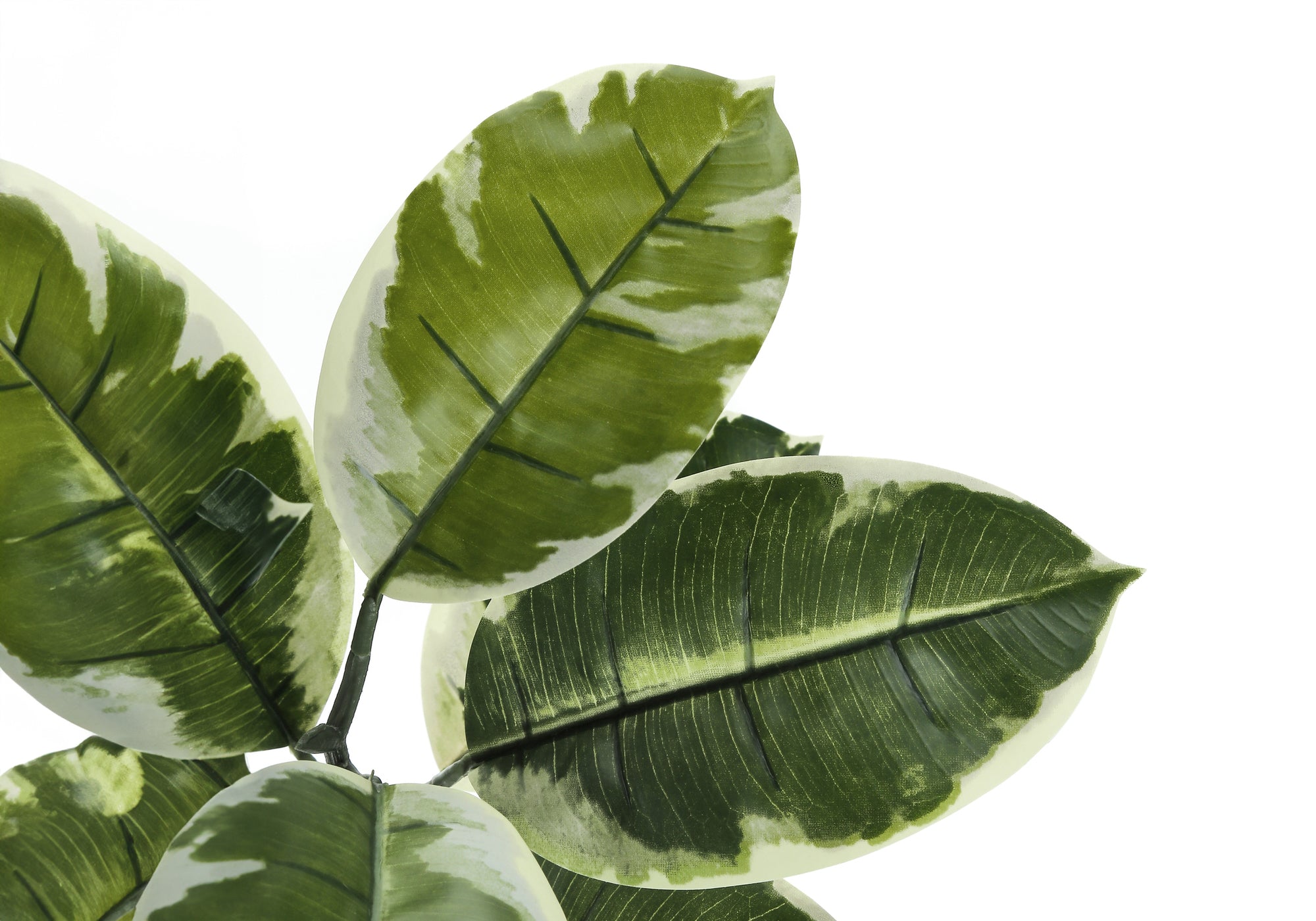 52" Tall Artificial Rubber Tree - Indoor and Faux Decorative Plant