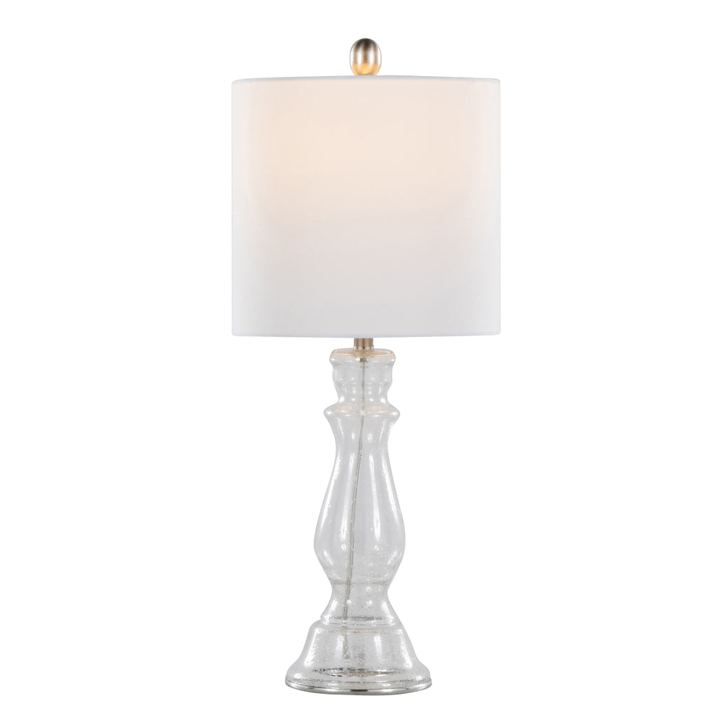 Bishop 24" Contemporary Glass Table Lamp