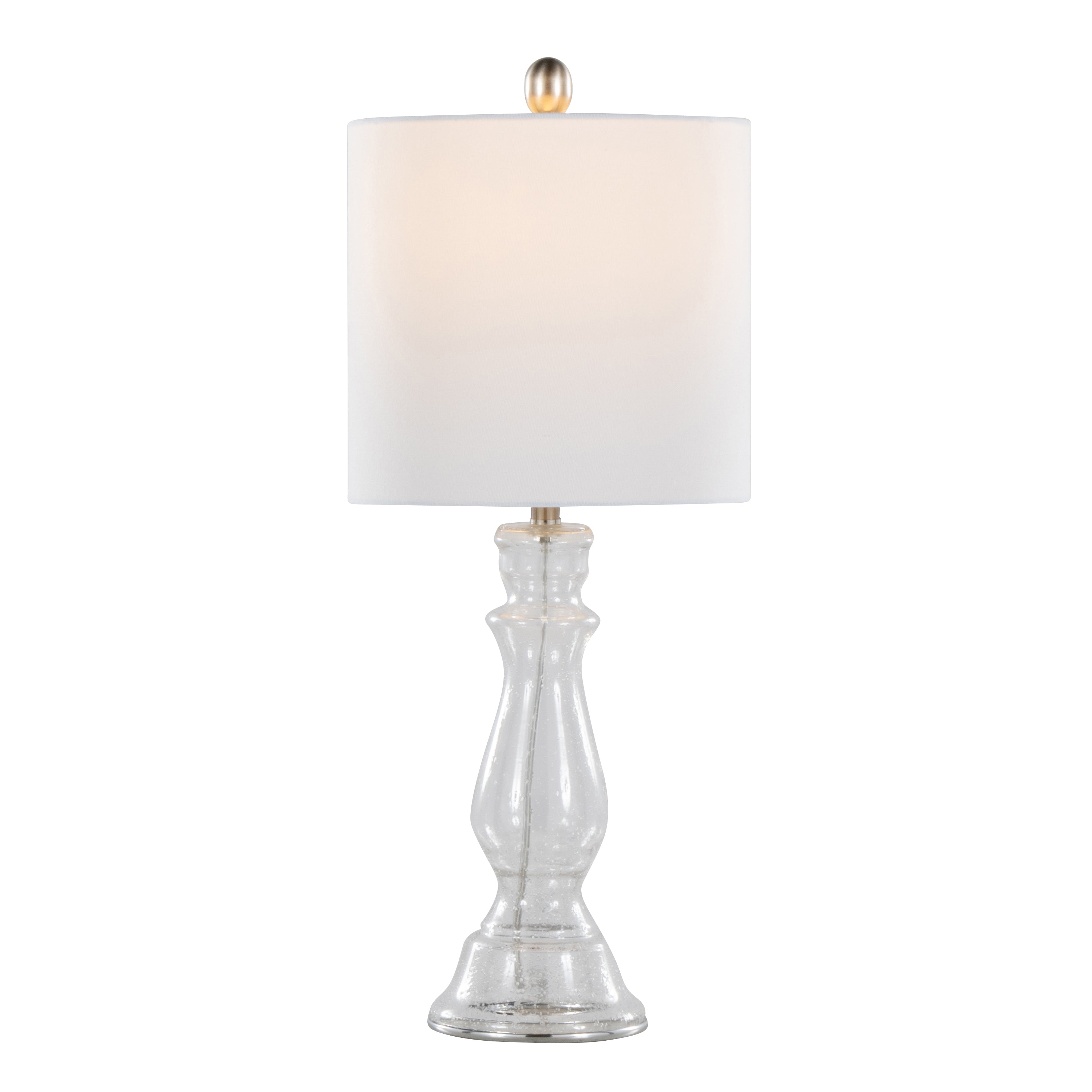 Bishop 24" Contemporary Glass Table Lamp