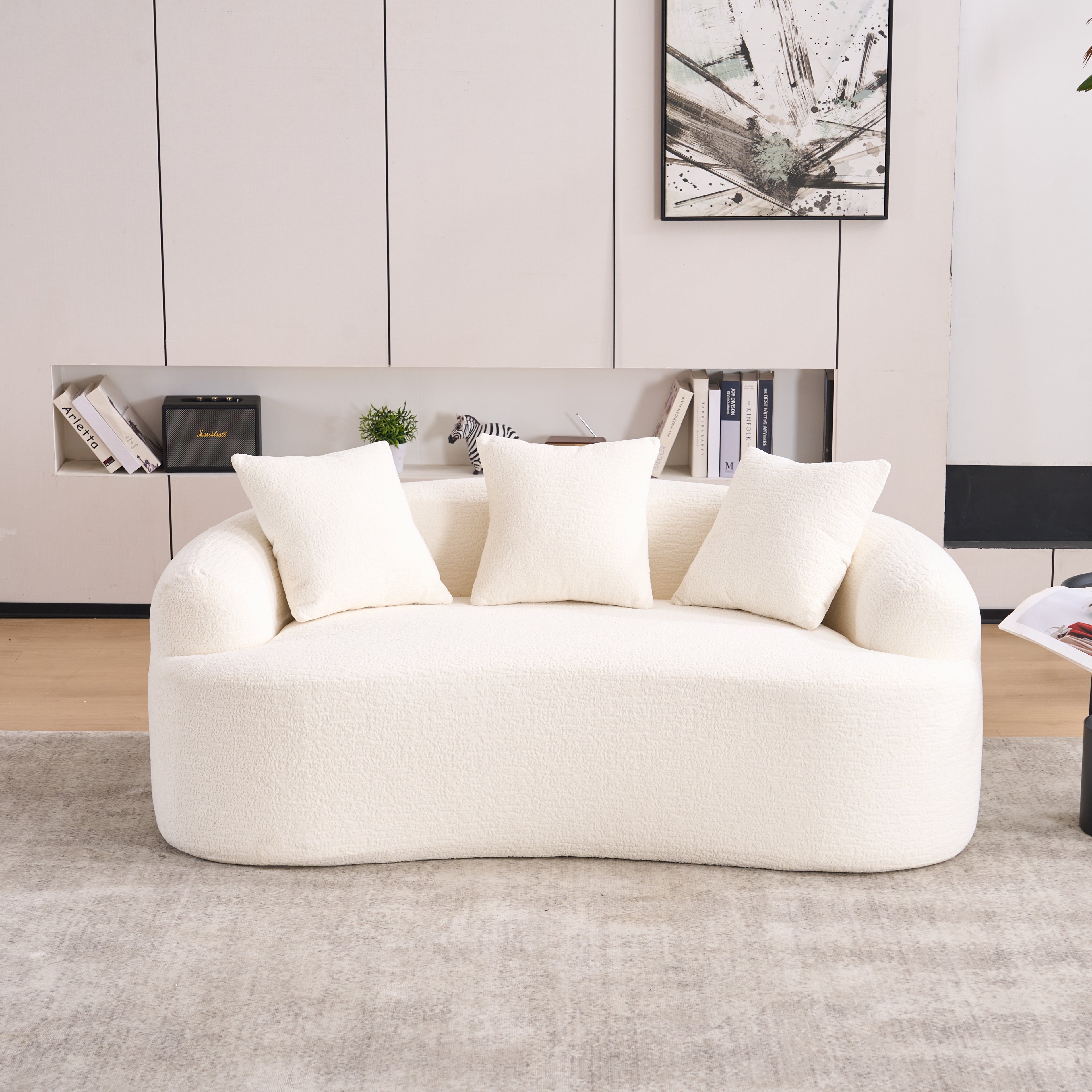 LY-025S Curved Loveseat