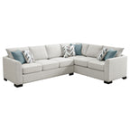 Radison Greige Upholstered Sectional Sofa