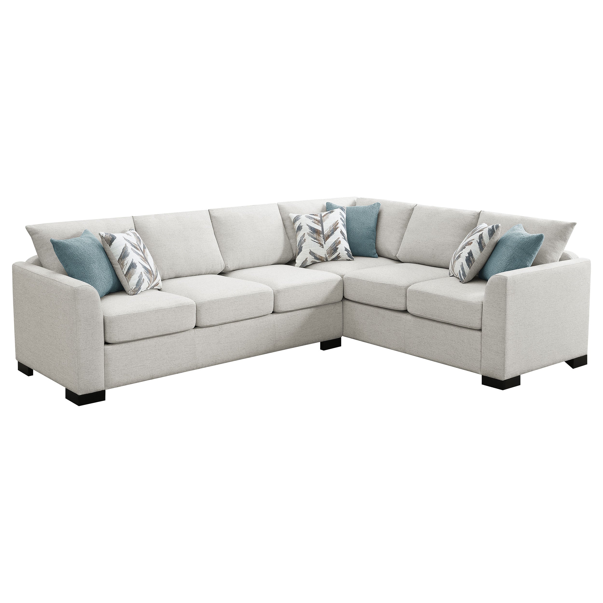 Radison Greige Upholstered Sectional Sofa