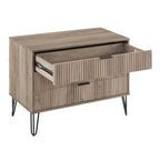 Dumbo 35" Fluted Dresser in Rustic