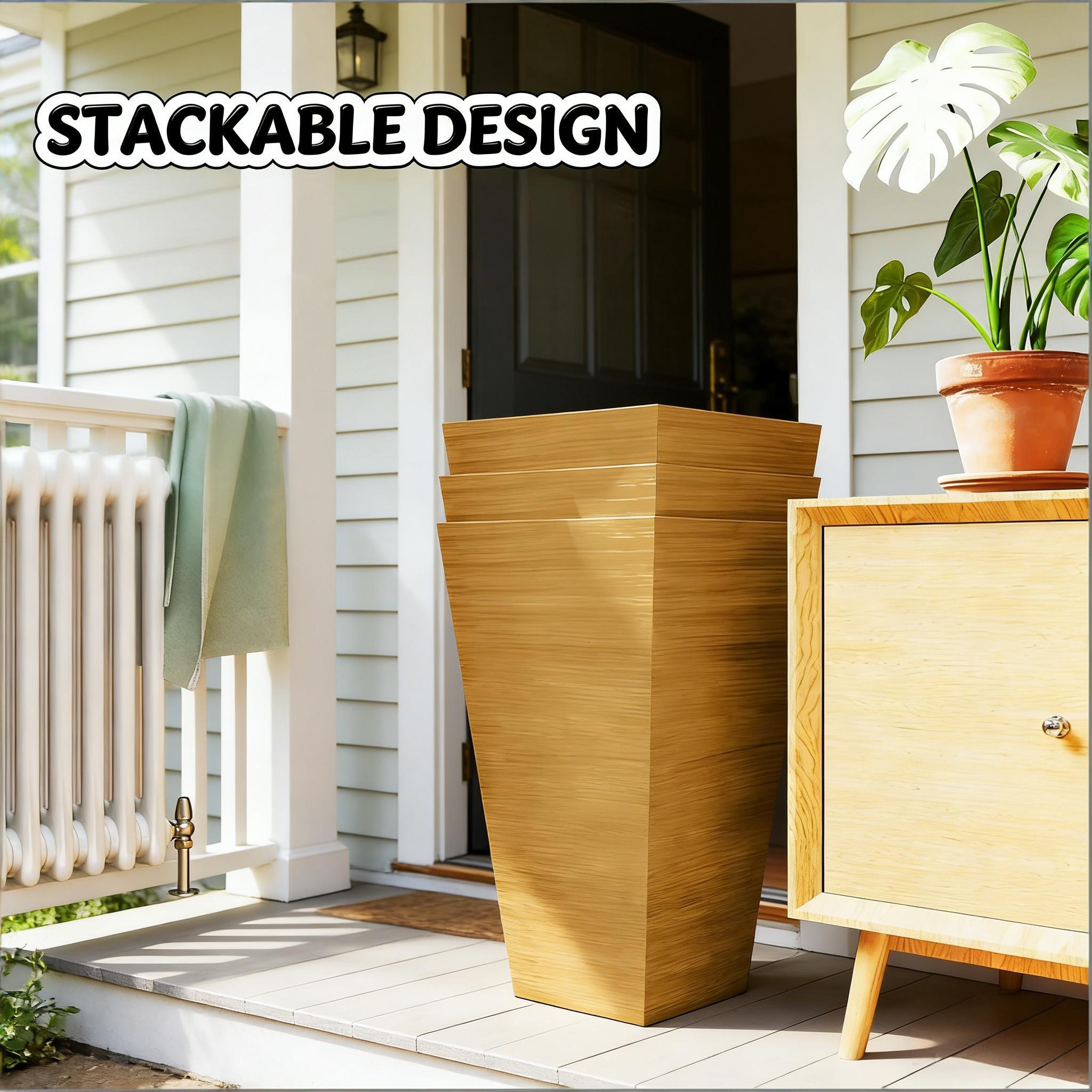 Classic Tall Outdoor Planter Set