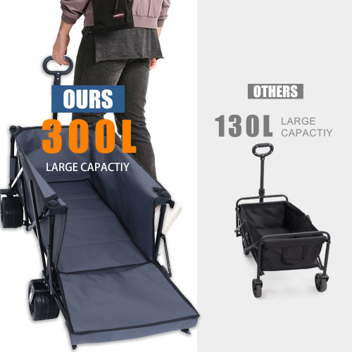 Foldable Wagon with Extended Tailgate