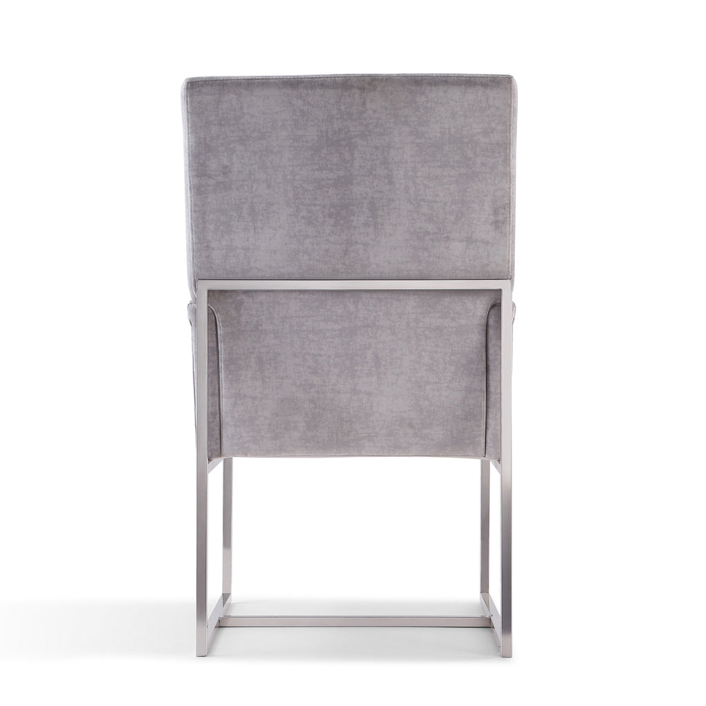 Element Metal Velvet Dining Chair