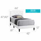 Deb G1118-TB-UP Twin Bed - All in One Box