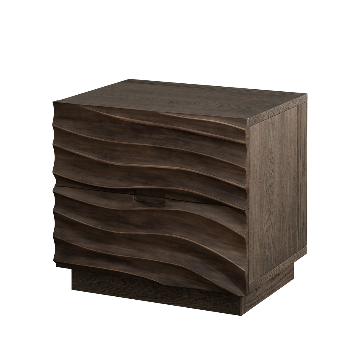 Solid Wood Nightstands, Bedside Table with 2 Drawers