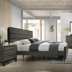 Ioana Contemporary Wood Panel Bed