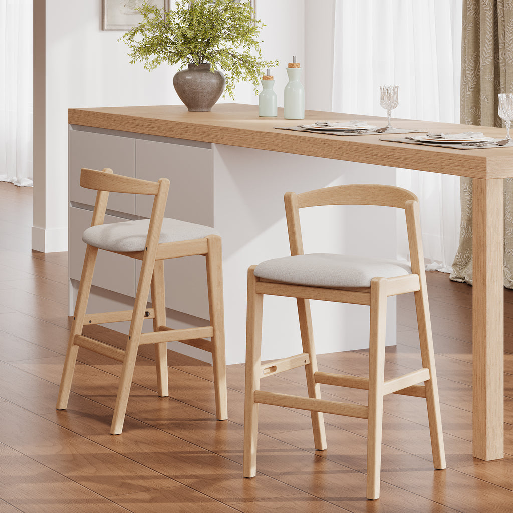 Balmain Indoor Rubberwood Barstool