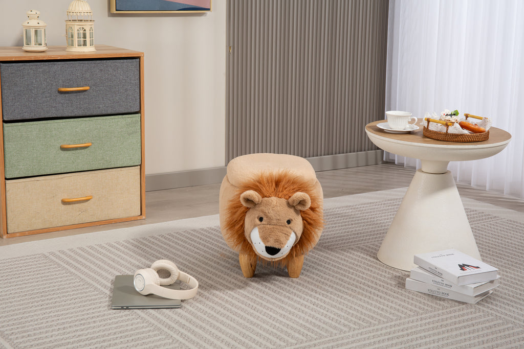Luke the Lion Storage Ottoman