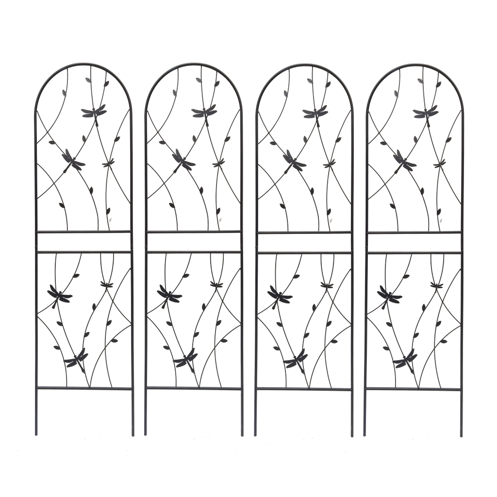 4 Pack Metal Garden Trellis 71" x 19.7"