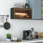 Large-Capacity Spice Rack Wall Mounted Storage Cabinet