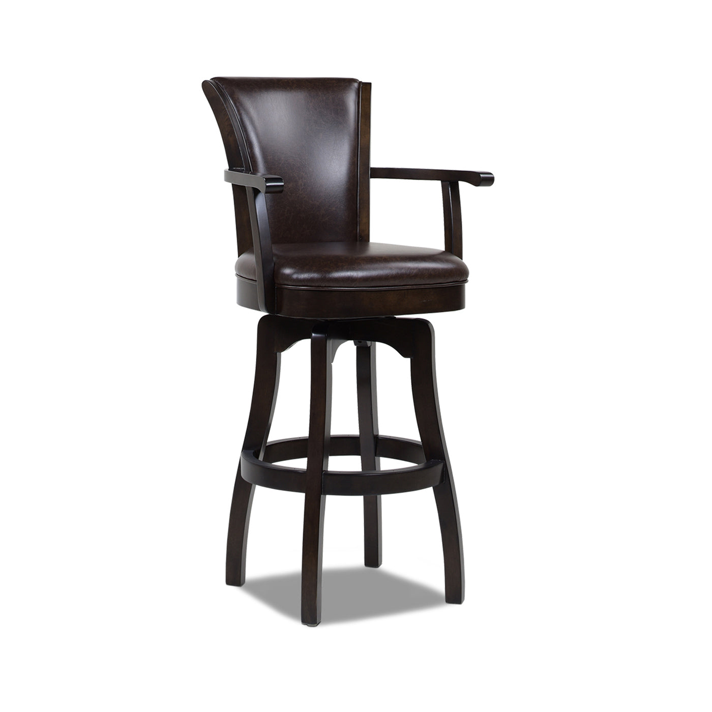 Williams 31" Swivel Bar Stool with Armrests, Vintage