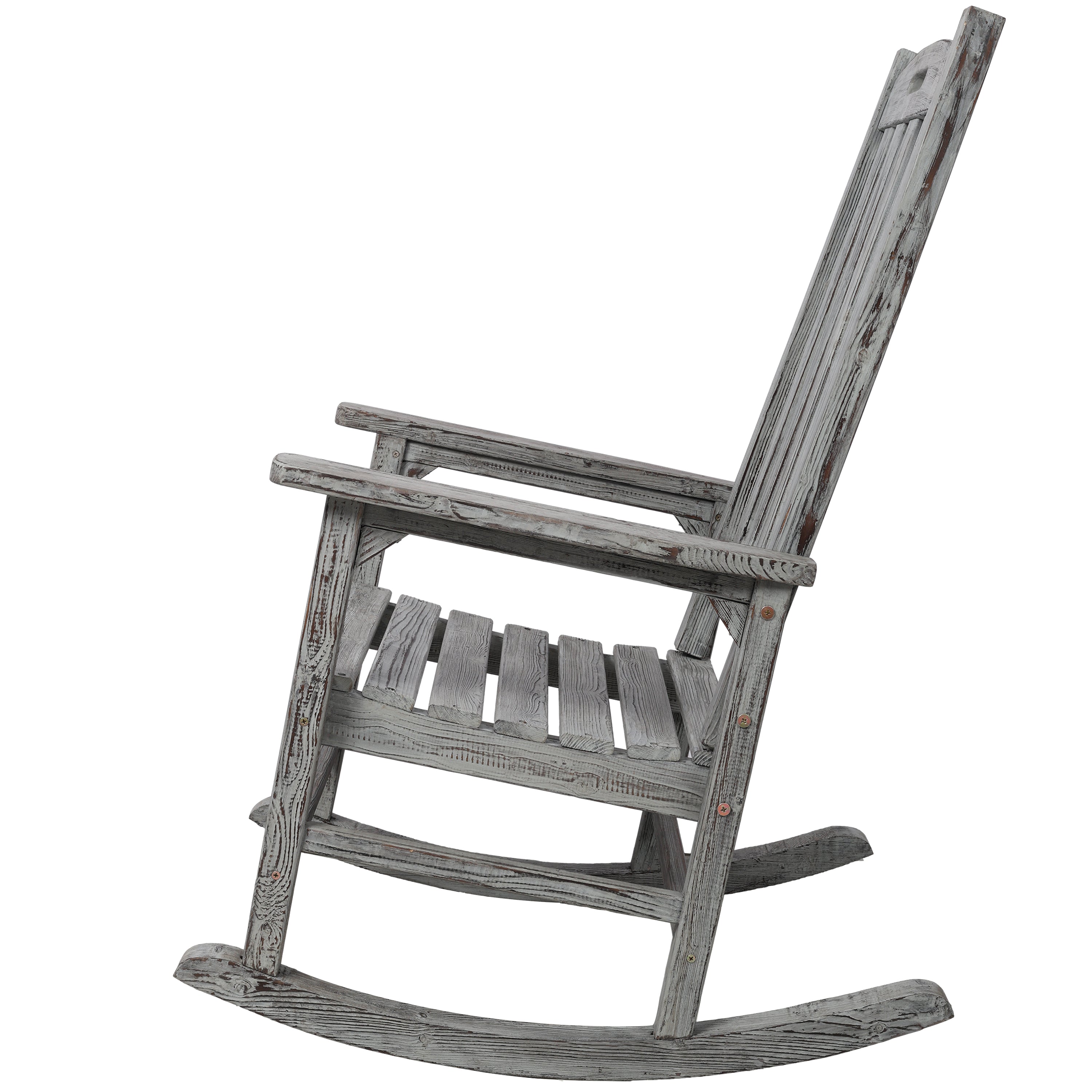 Wooden Oversized Porch Rocker Chair