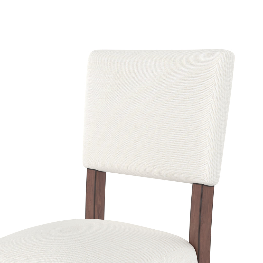 Mid Century Modern Bar Stools Set of 2, 40.4" Counter Stools with Back
