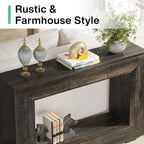 47" Farmhouse Console Table with Storage