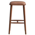 Jason Mid-Century Modern PU Leather Bar Stool