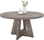 47" Round Farmhouse Dining Table – Rustic