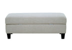 Gray Storage Ottoman