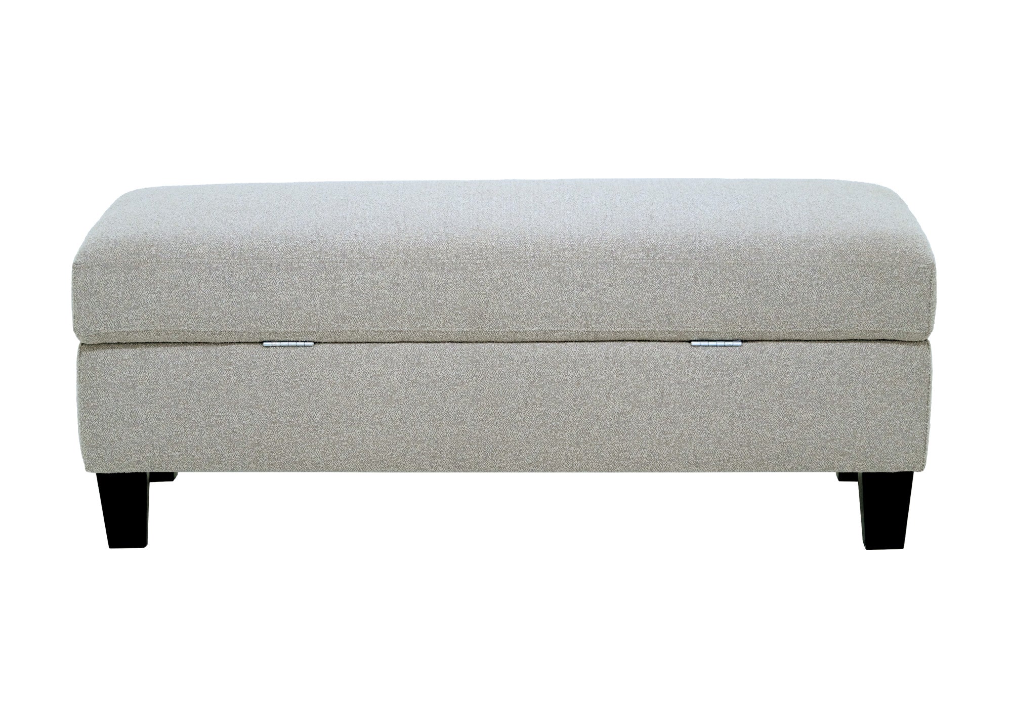 Gray Storage Ottoman