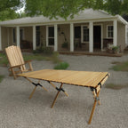 Multi-Function Wooden Foldable Portable Patio Dining Table