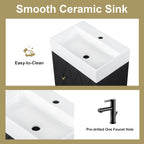 20 Inch Bathroom Vanity With Ceramic Sink