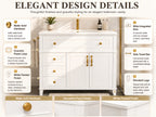 36 Inch Elegant Modern Bathroom Vanity with Sink