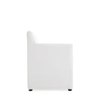 Anna Square Vegan Leather Armchair