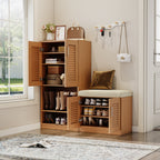 Multi Functional Shoe Storage Cabinet with Bench