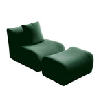 Soft Teddy Fabric Boneless Sofa