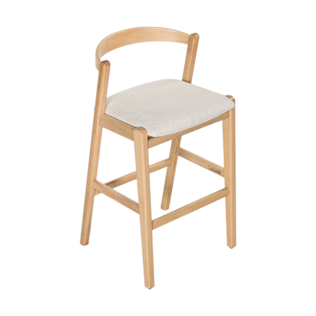Balmain Indoor Rubberwood Barstool