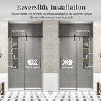 Frameless Single Sliding Shower Doors