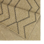 Earth GC_NTL1010 Jute/Black Indoor/Outdoor Area Rug
