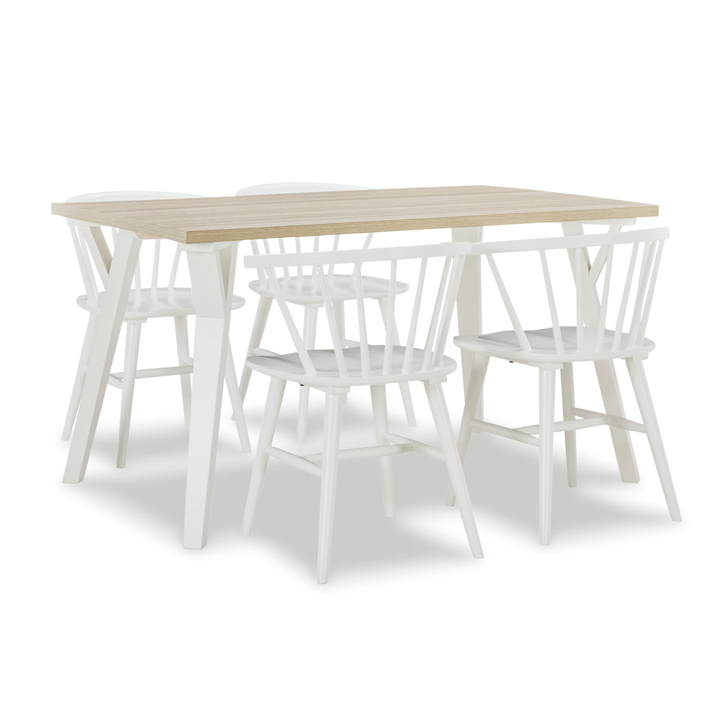 Roundhill Alwynn 5-Piece Dining Set