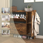 Shoe Storage Cabinet with 2 Flip Drawers