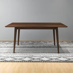 Mary Modern Style Solid Wood Rectangular Dining Kitchen Table