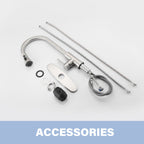 Brushed Nickel Pull-Down Kitchen Faucet