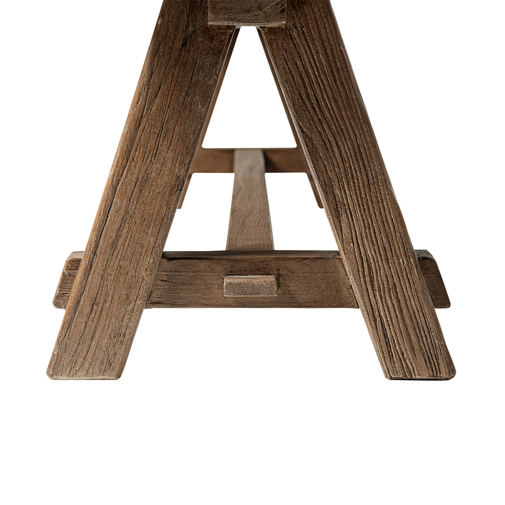 Hawthorne 72" Reclaimed Elm Trestle Dining Bench