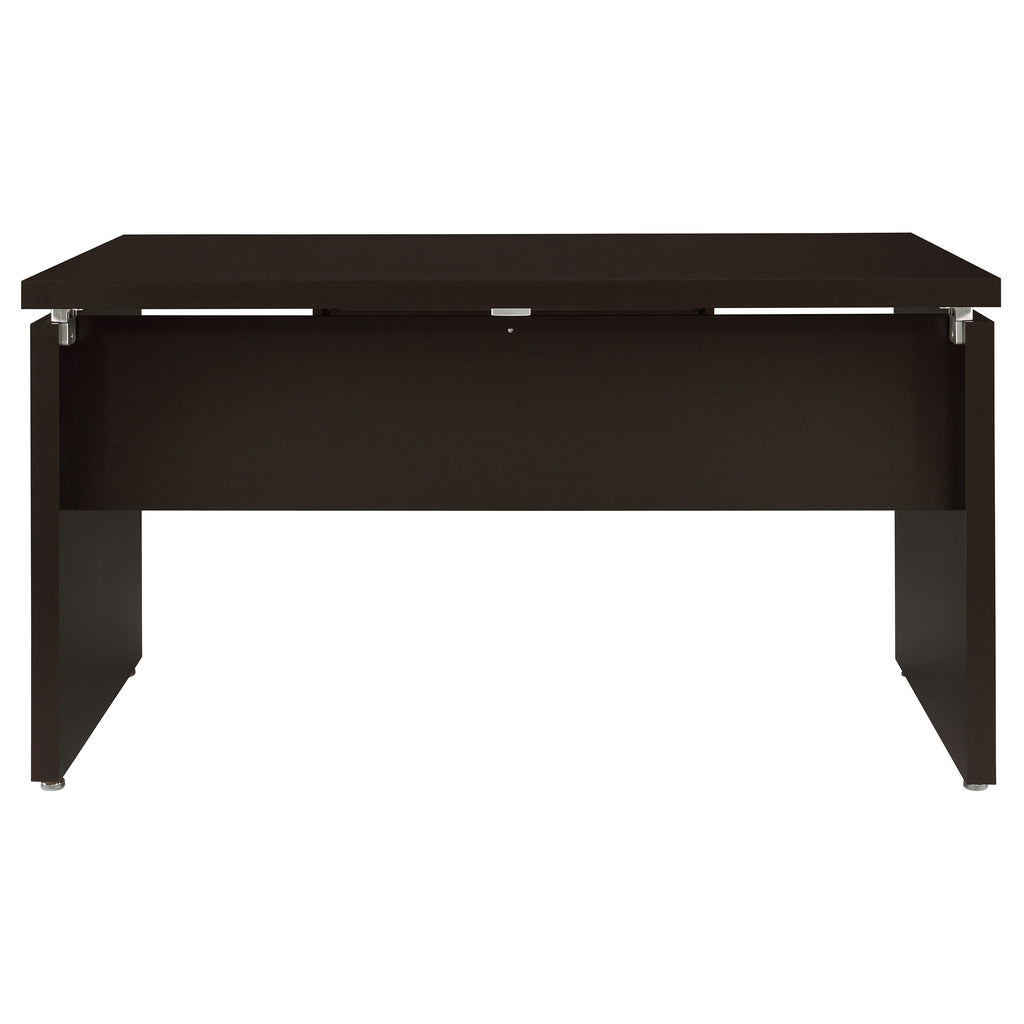 Ulloa Cappuccino 83-Inch L-Shaped Office Computer Desk