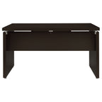 Ulloa Cappuccino 83-Inch L-Shaped Office Computer Desk