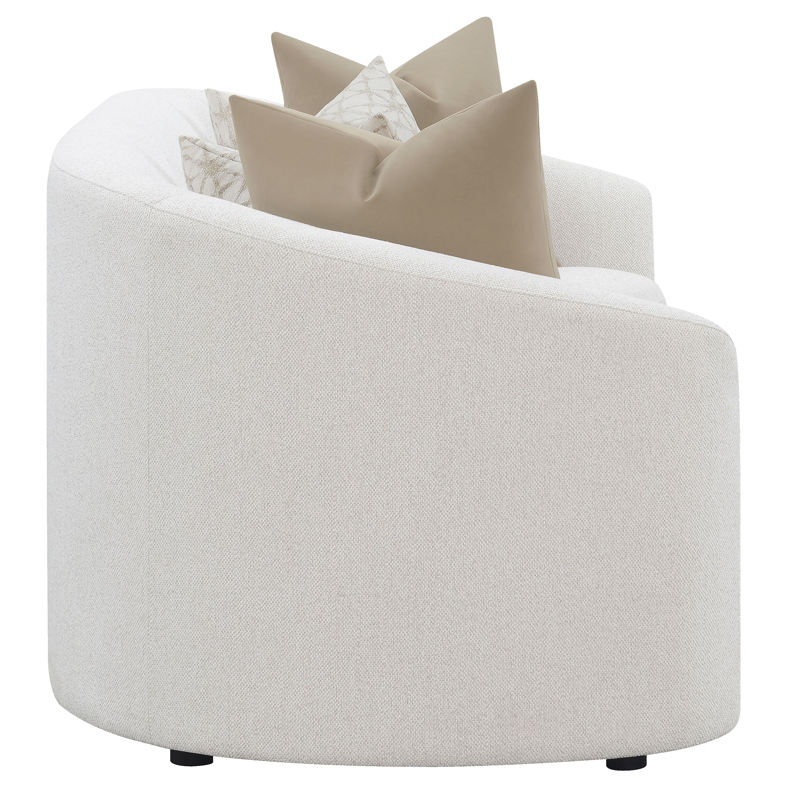 Rory Latte 2-Piece Sloped Arms Living Room Set