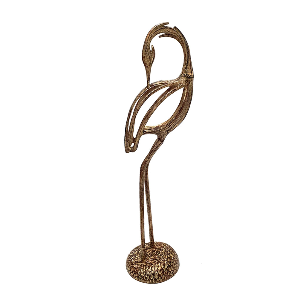 Aluminum Heron Sculpture Bird Statue