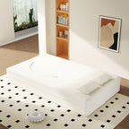Modern Floor Sofa with 2 Pillows