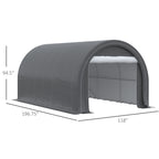 Outsunny 10' x 16' Heavy Duty Carport Garage Storage Tent