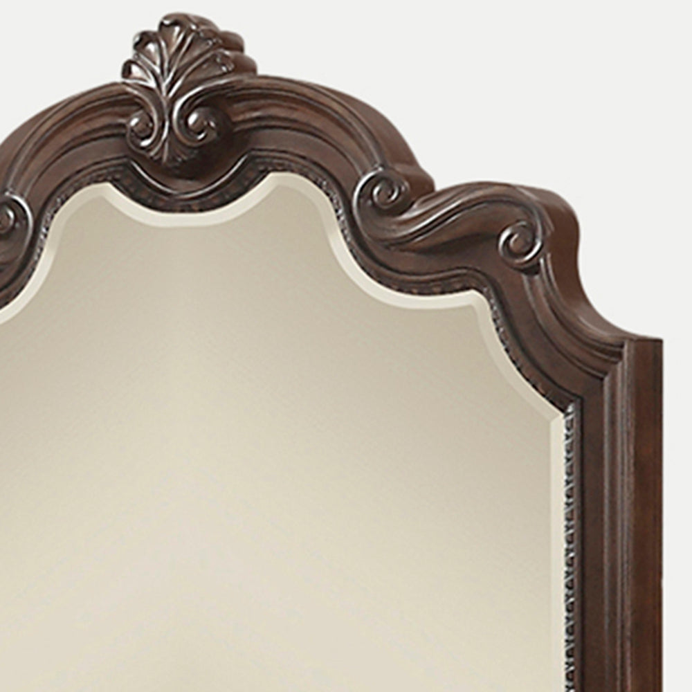 Mahogany Ornate Mirror