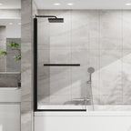 Goodyo 31" X 55" Bathtub Screen Frameless Shower Door