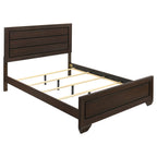 Harrison Wood Queen Panel Bed - Dark Cocoa